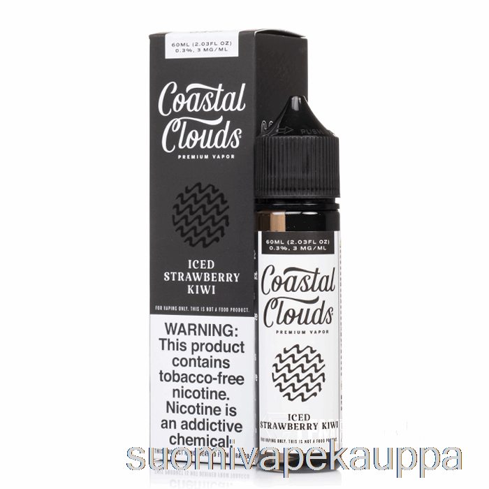 Vape Kauppa Iced Strawberry Kiwi - Coastal Clouds Co. - 60 Ml 3 Mg